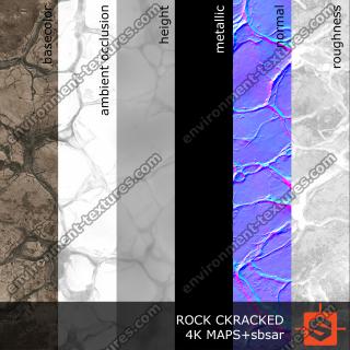 PBR rock cracked texture DOWNLOAD